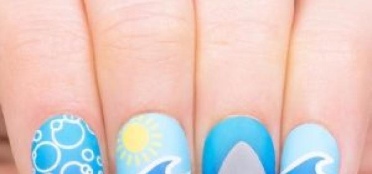Модный маникюр на море — Летнее настроение на ногтях Идеи летнего маникюра на море
